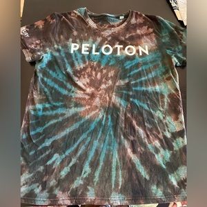 Peloton Century Shirt Tie Dye size large